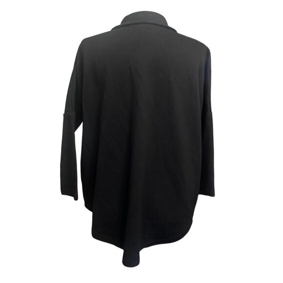 Pomander Place Oversized Collared Pullover Top – Black – XS/S - Picture 3 of 8